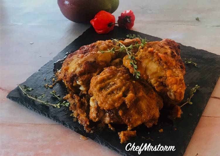 Steps to Make Super Quick Homemade Mango-Chilli Chicken Thighs