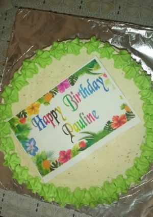 A picture of Orange cake.