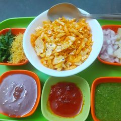 A picture of Chavanu Bhel / Namkeen Bhel - A DIY Snack Counter At Home For Diwali Guests, No Fire Recipe.