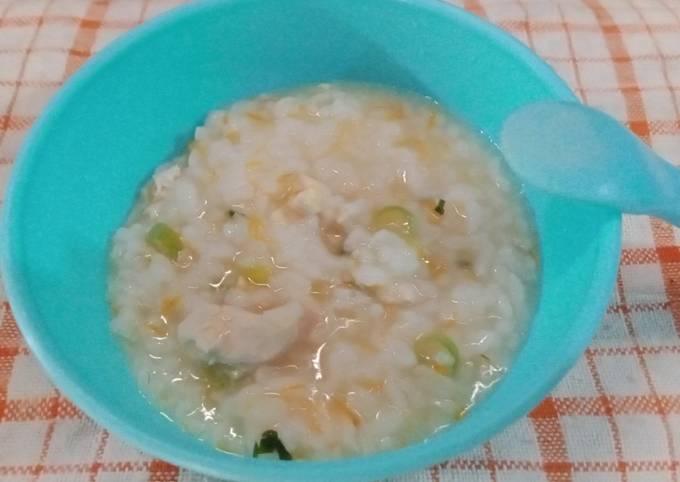 Bubur ayam jahe #mpasiAdam10month