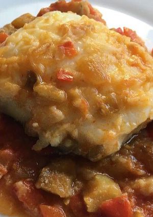 Una foto de Bacallà amb samfaina