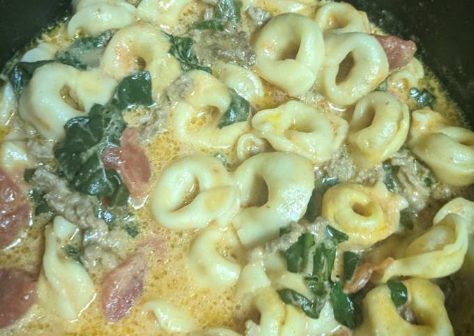 Tortellini soup