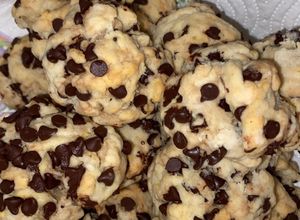 Foto di Biscotti con gocce di cioccolato super light