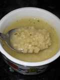 Sopa de sémola (Vitina) con fideitos