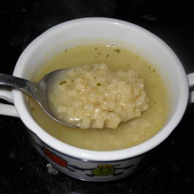 Sopa de sémola (Vitina) con fideitos Receta de La profe Luisa- Cookpad