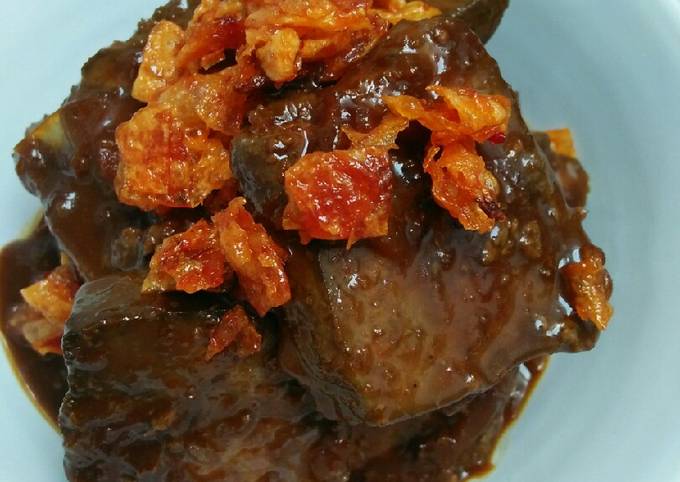 Semur ati sapi spesial buat yg tensinya rendah 😋