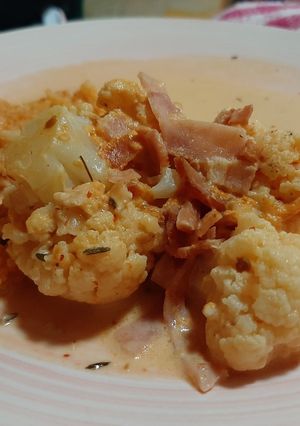 Una foto de Coliflor enchipotlada