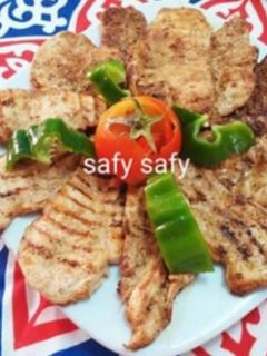 صورة لوصفة بانيه مشوى بالتوم والجنزبيل
