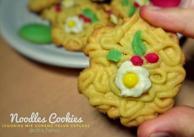 Noodles Cookies (Kukis Mie Goreng Telur Ceplok)🍳🍝