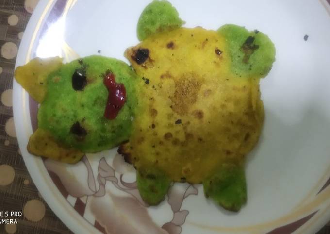 Recipe of Super Quick Teddy pan cake