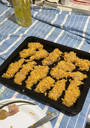 Una foto de Nuggets de pollo saludables