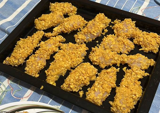 Nuggets de pollo saludables Receta de Juana Iturrioz- Cookpad