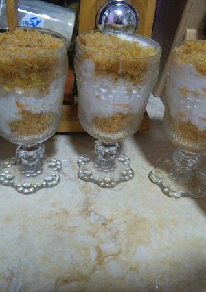 صورة لوصفة كنافة كاسات