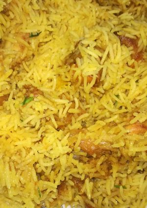 A picture of BBQ Biryani.
