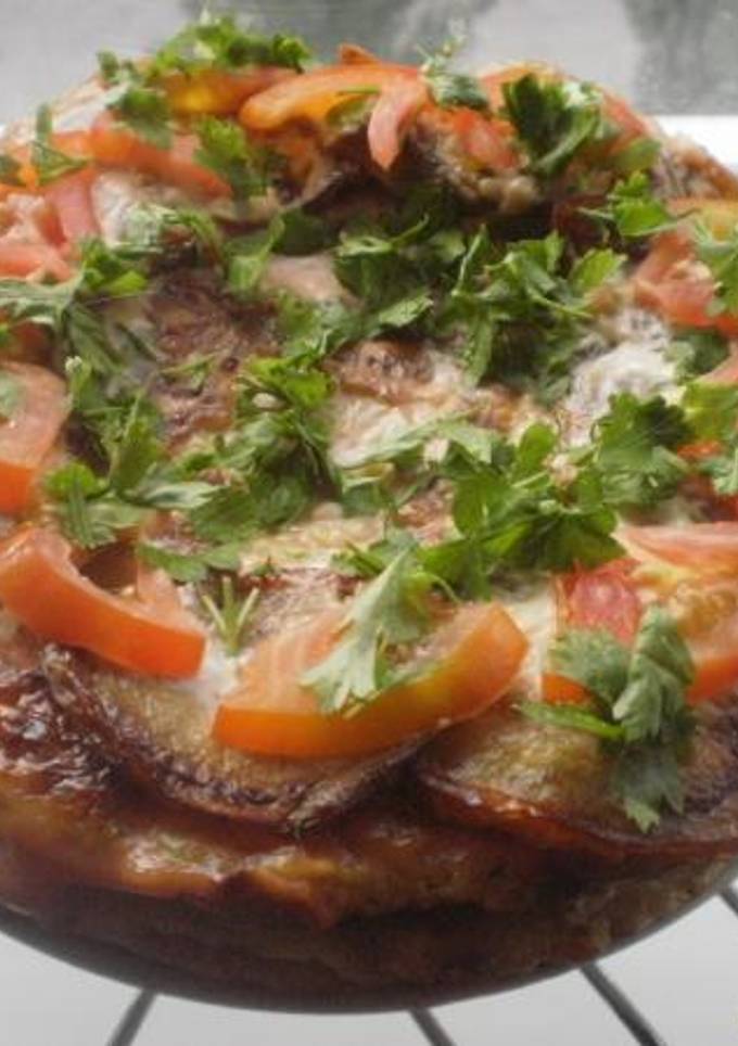Овощной торт из кабачка