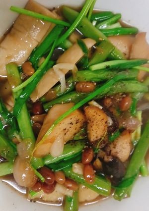Hình của món Đậu kho tương.
