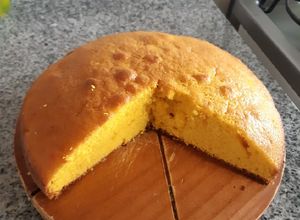 Una foto de Torta de Zanahoria licuada