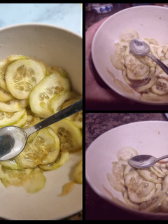 Una foto de Ensalada de pepino estilo japonés