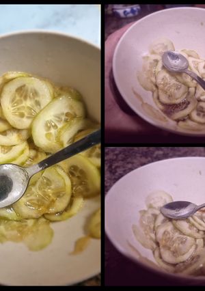 Una foto de Ensalada de pepino estilo japonés