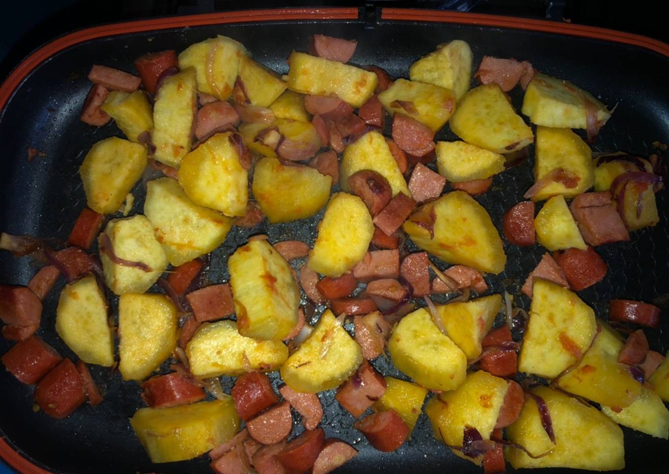 Fried Sweet potato for breakfast