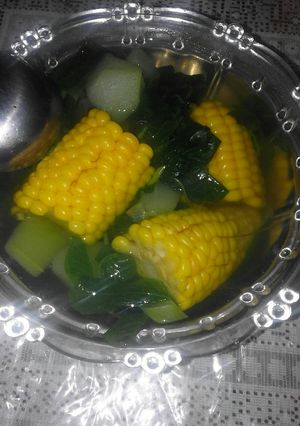 Foto resep Bening bayam dan jagung 😄