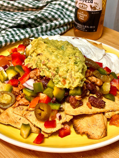 Una foto de Nachos mexicanos caseros