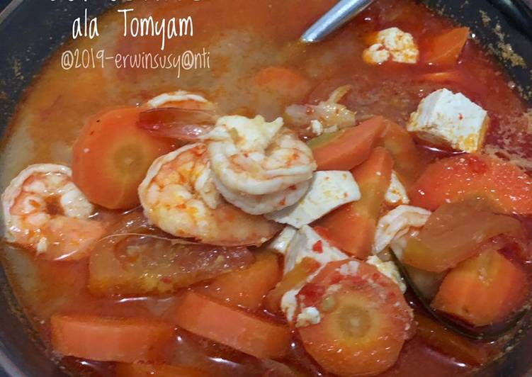 Sup Udang ala Tomyam