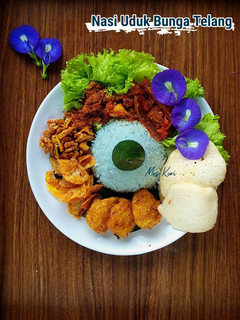Foto resep Nasi Uduk Bunga Telang