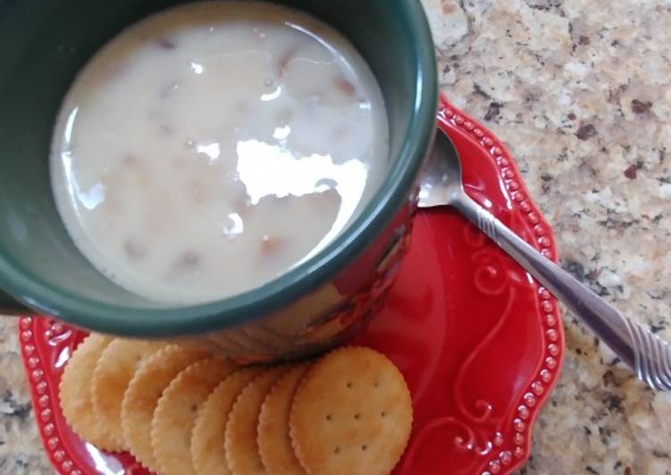 Homemade Cream of Chicken &amp; Mushroom Soup