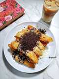 Pisang Krispi Coklat Keju