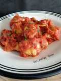 Alitas con tomate