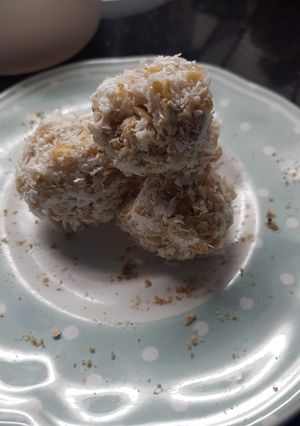 Una foto de Trufas de coco light