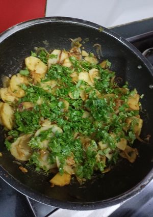 A picture of Potato 🥔 curry 🍛.