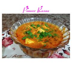 A picture of Paneer Rasaa.