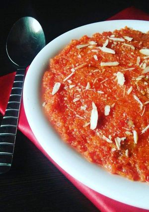 A picture of Carrot halwa.