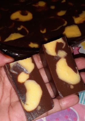 Foto resep Puding lumer batik coklat custar