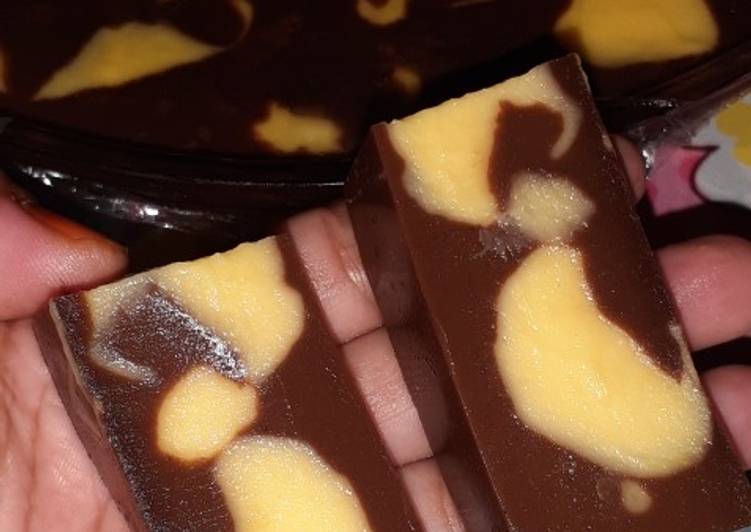 Puding lumer batik coklat custar