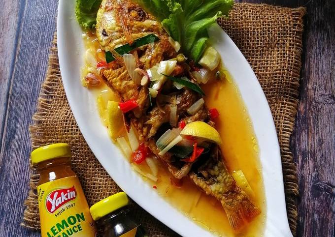 Resipi Ikan Kerisi Krispy Masak Lemon Oleh Julia Aleen Aireish Cookpad