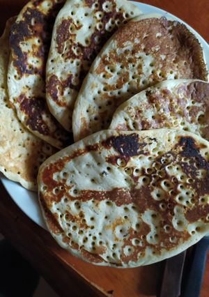 Una foto de Pancakes proteicos