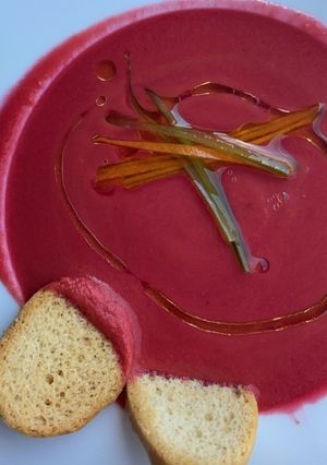 Foto di Gazpacho di barbabietola
