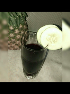 A picture of Zobo juice.