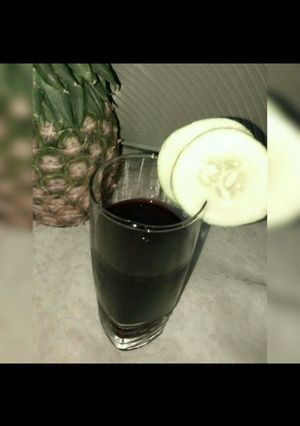 A picture of Zobo juice.