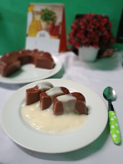 Foto resep Puding Coklat Vla Vanila