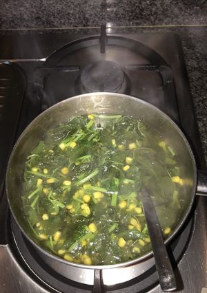 Foto resep Bayam jagung 👩🏻‍🍳😍