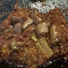 Eggplant Balado (Sambal Terong Balado) A picture of Eggplant Balado (Sambal Terong Balado).