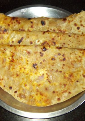 A picture of Paneer paratha.