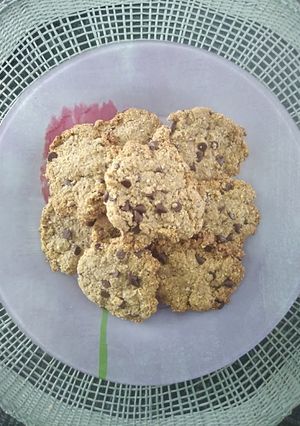 Une photo de Cookies à la Noisette et Pépites de Chocolat / Healthy
