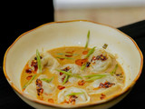 Coconut-Infused Beef Dumpling Soup