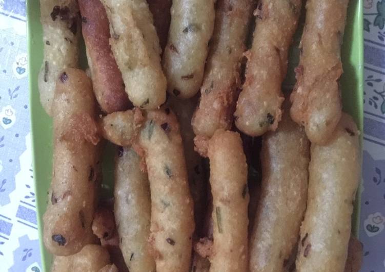 Cara Gampang Membuat Potato cheese stick, Enak Banget