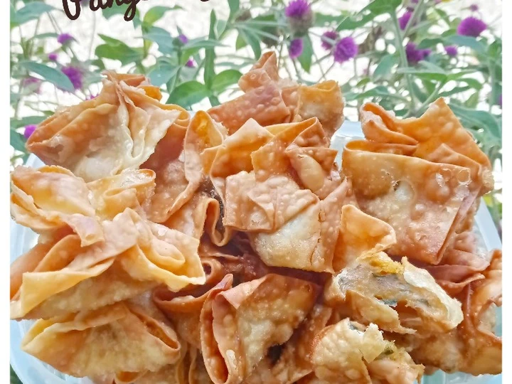 Cara Sederhana Membuat Resep  Pangsit Goreng Isi Sayur yang Lezat, Enak